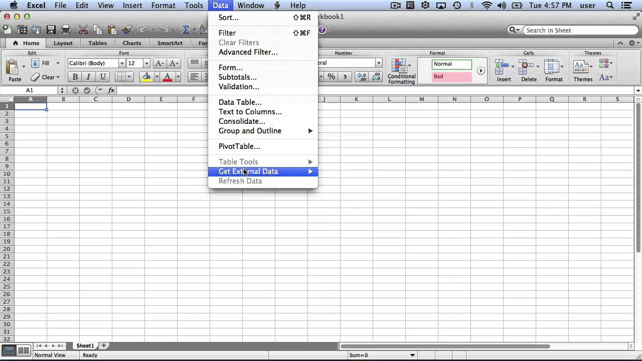 excel 2011 for mac can